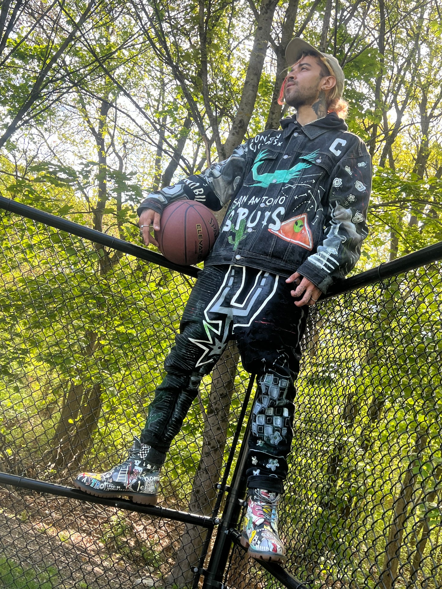 “ALL SPURS” Denim 2 Piece