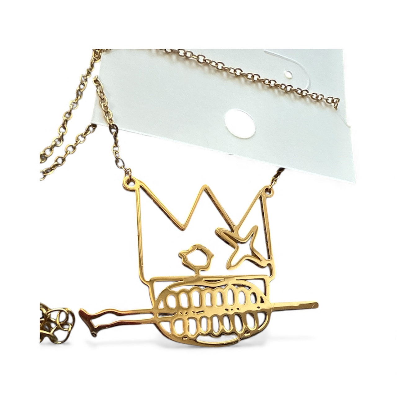 Stainless Steel London Customs Crown pendant Chain