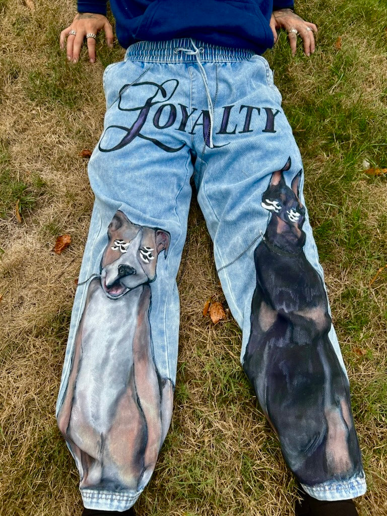 Custom “BIG DOG” “Loyalty” Pants