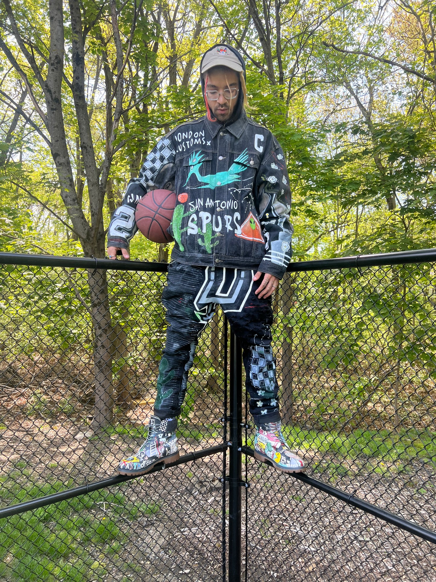 “ALL SPURS” Denim 2 Piece