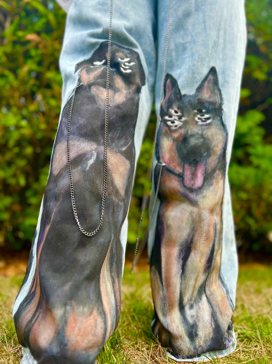 Custom “BIG DOG” “Loyalty” Pants