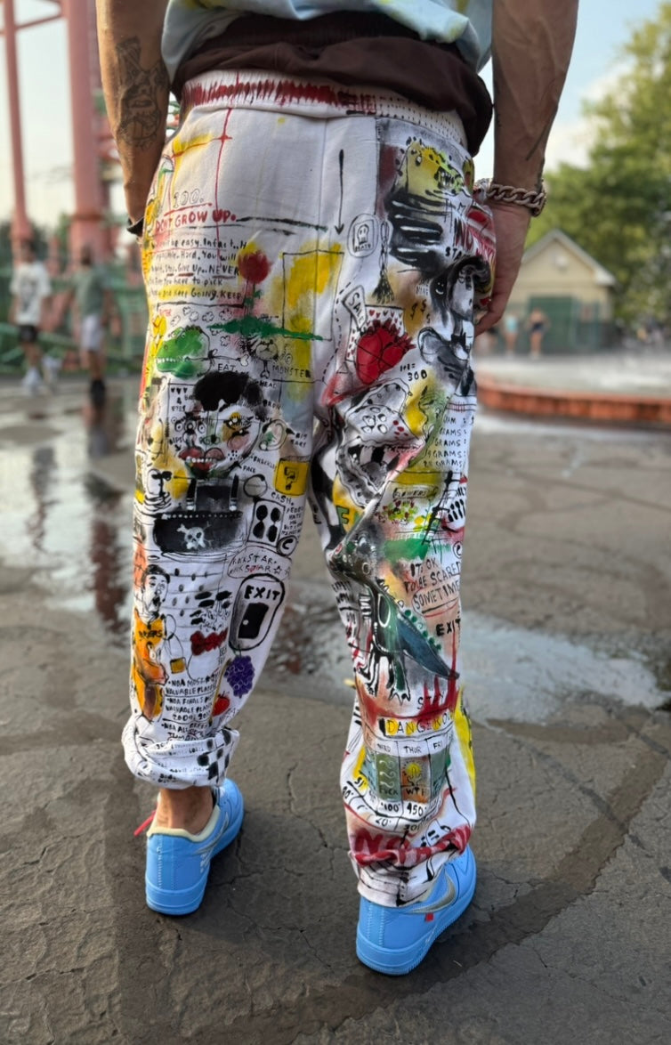 CUSTOM “WORLDWIDE” ALL OVER PANTS