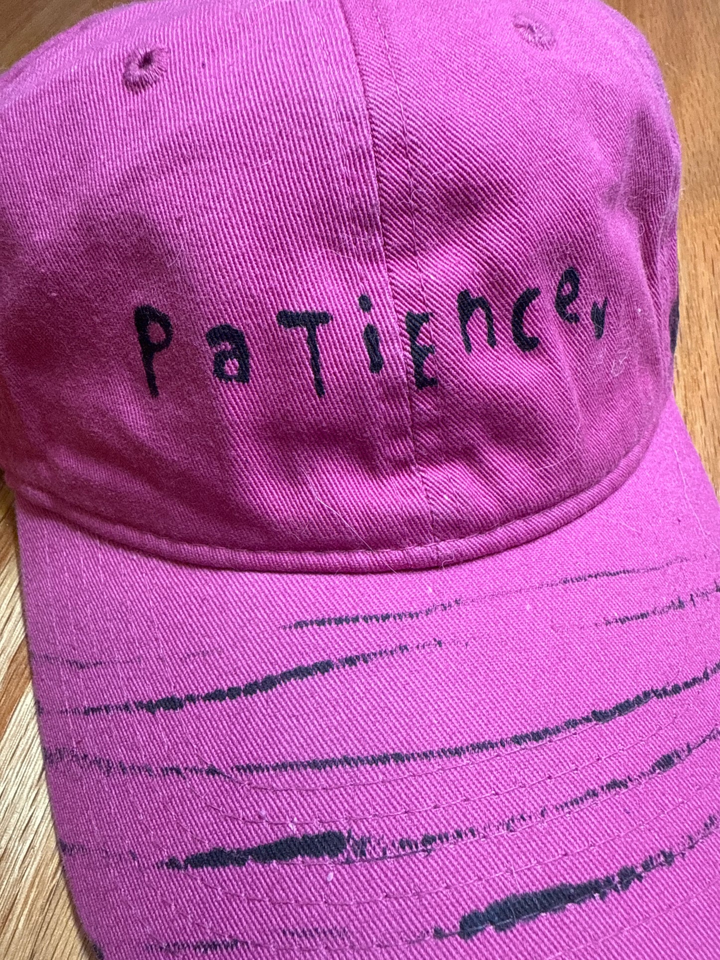 “Patience” Custom cap