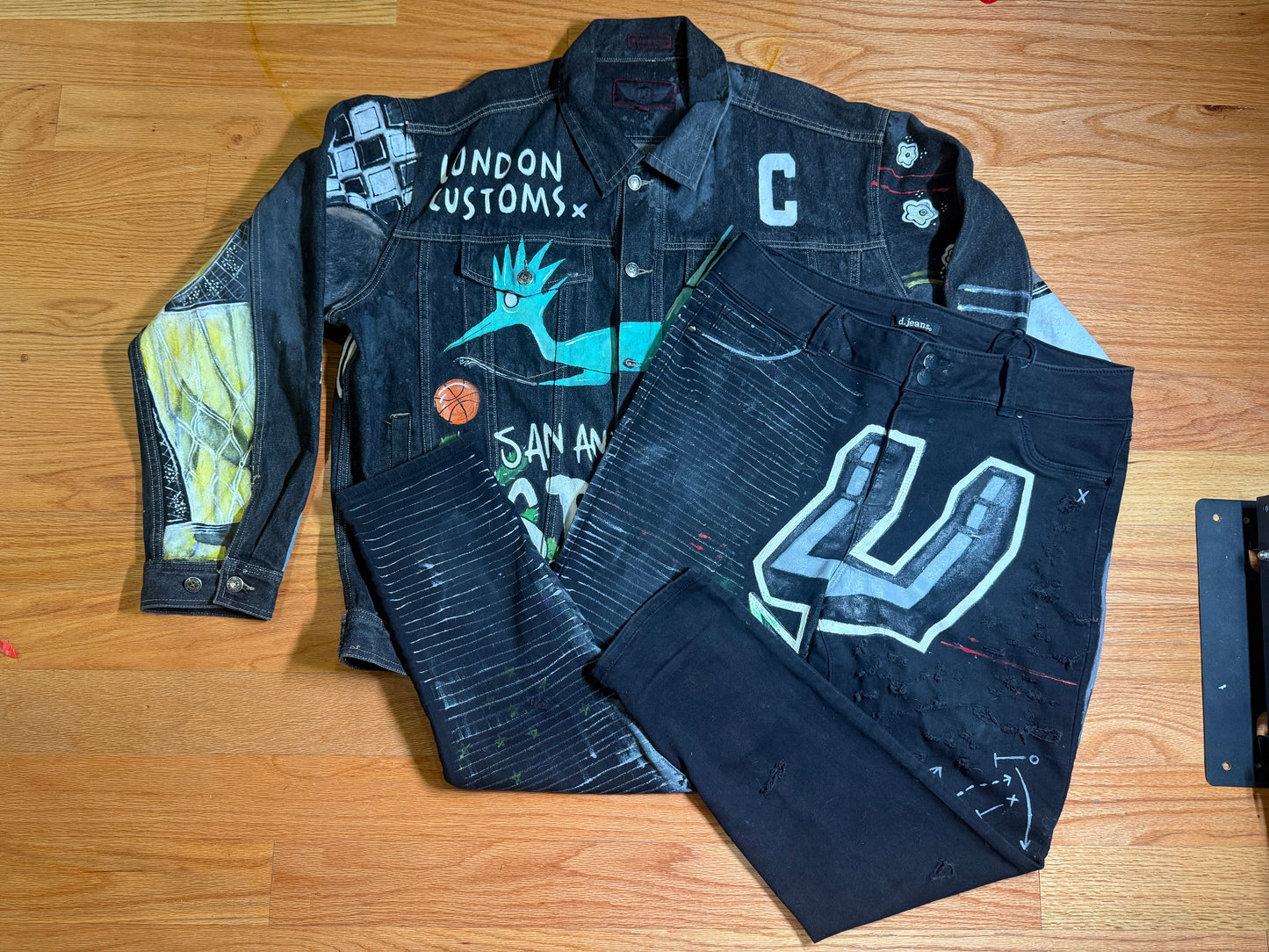 “ALL SPURS” Denim 2 Piece