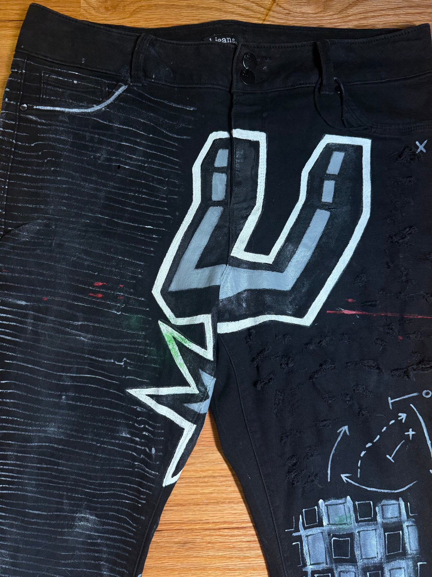 “ALL SPURS” Denim 2 Piece