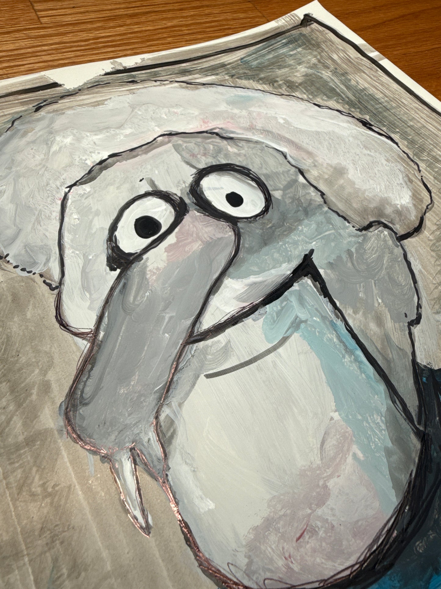 “Snowmiser” Original art