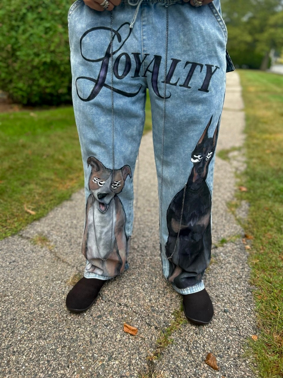 Custom “BIG DOG” “Loyalty” Pants