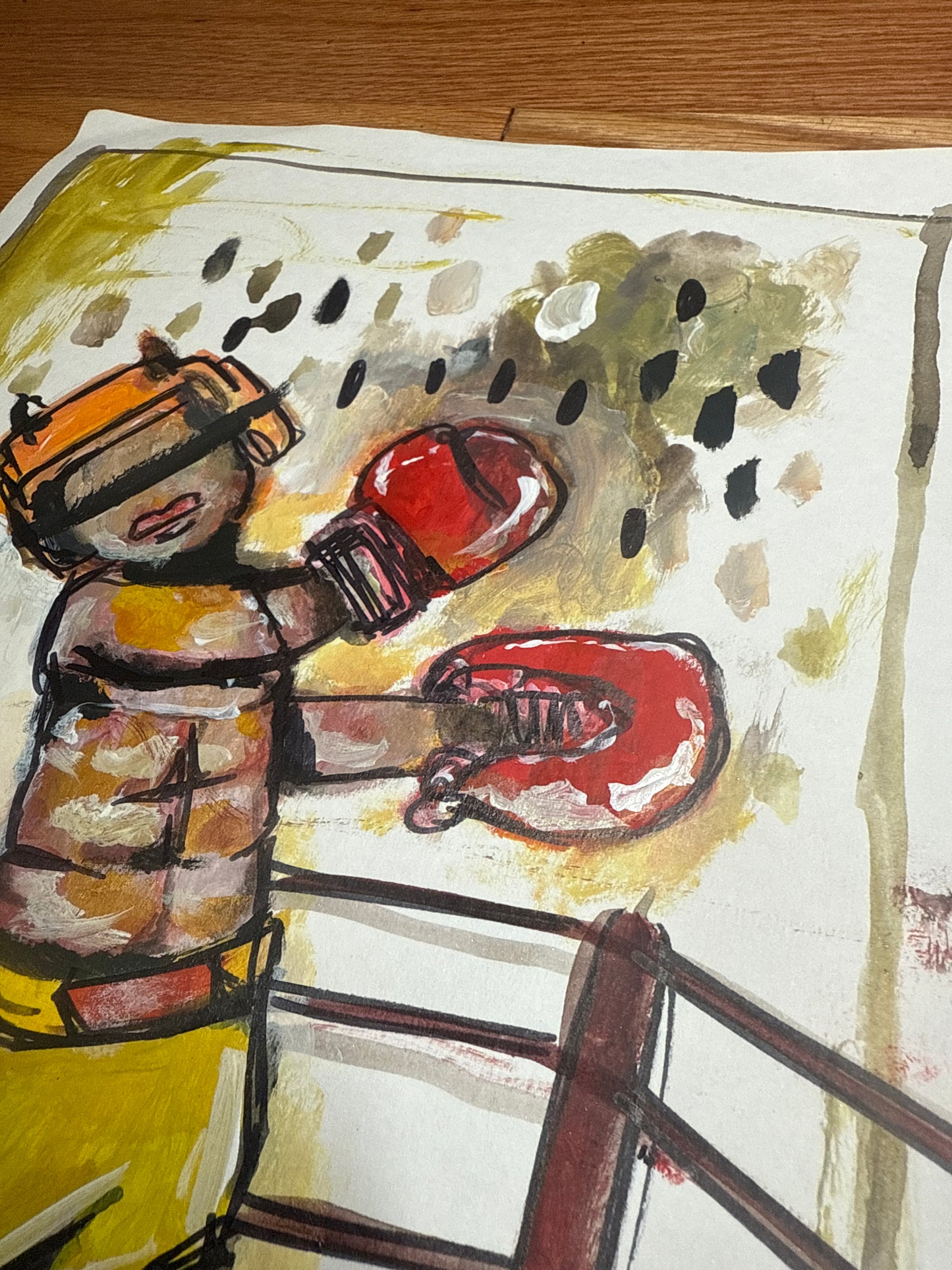 “Keep Swinging” Original Art