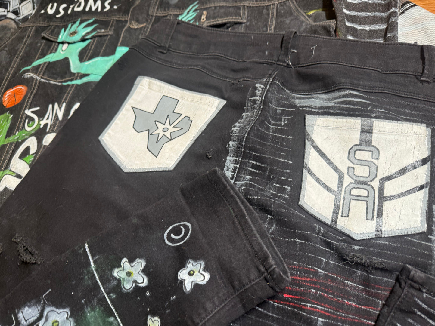 “ALL SPURS” Denim 2 Piece