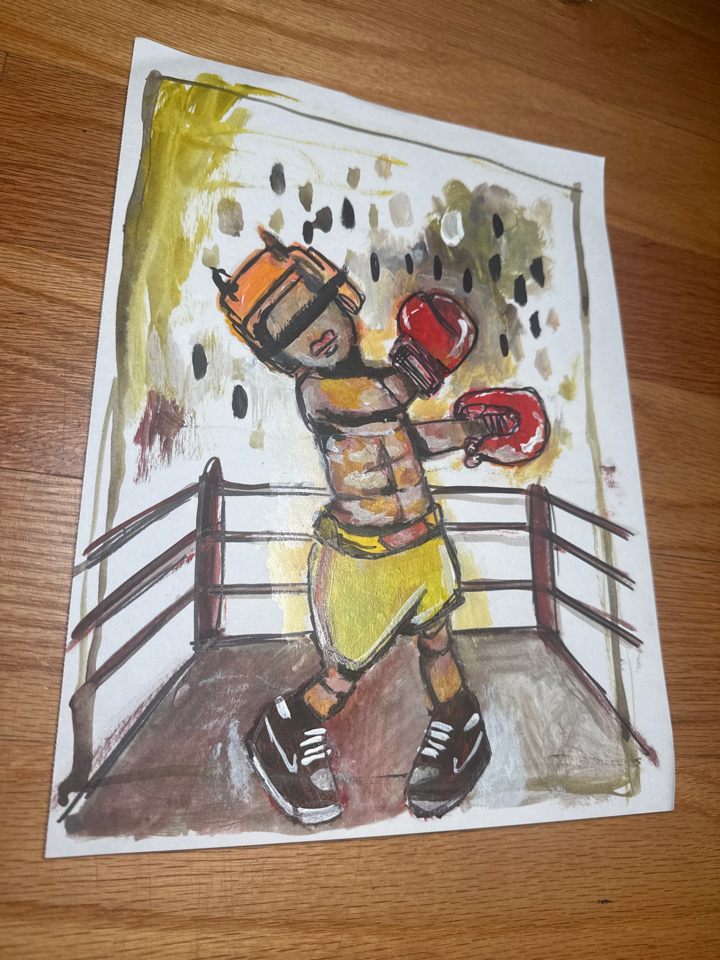 “Keep Swinging” Original Art