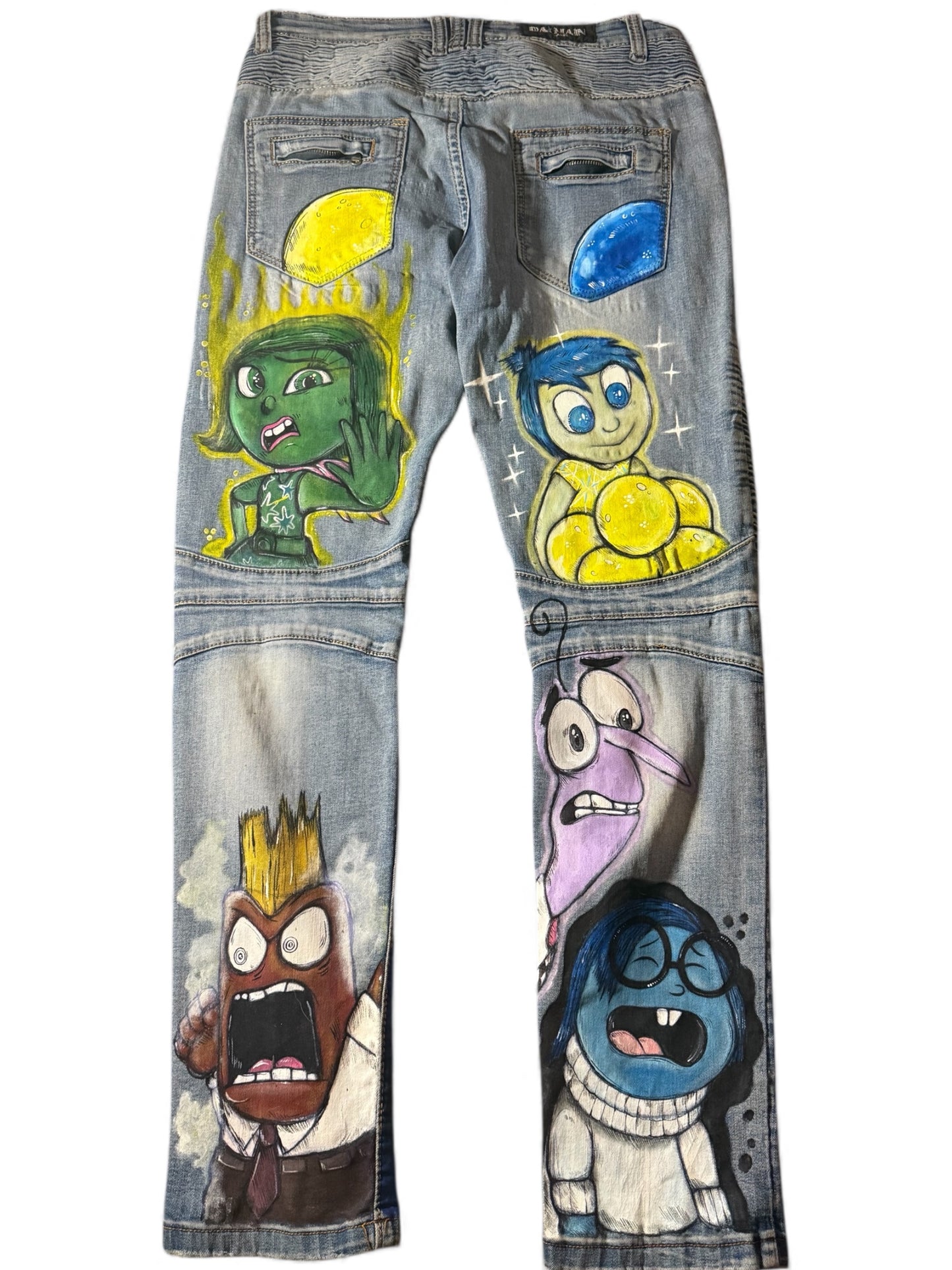 CUSTOM 1 of 1 “INSIDE OUT 2” JEANS