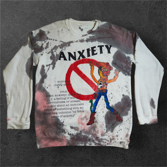 Limited edition “Anxiety” Woody Crewneck