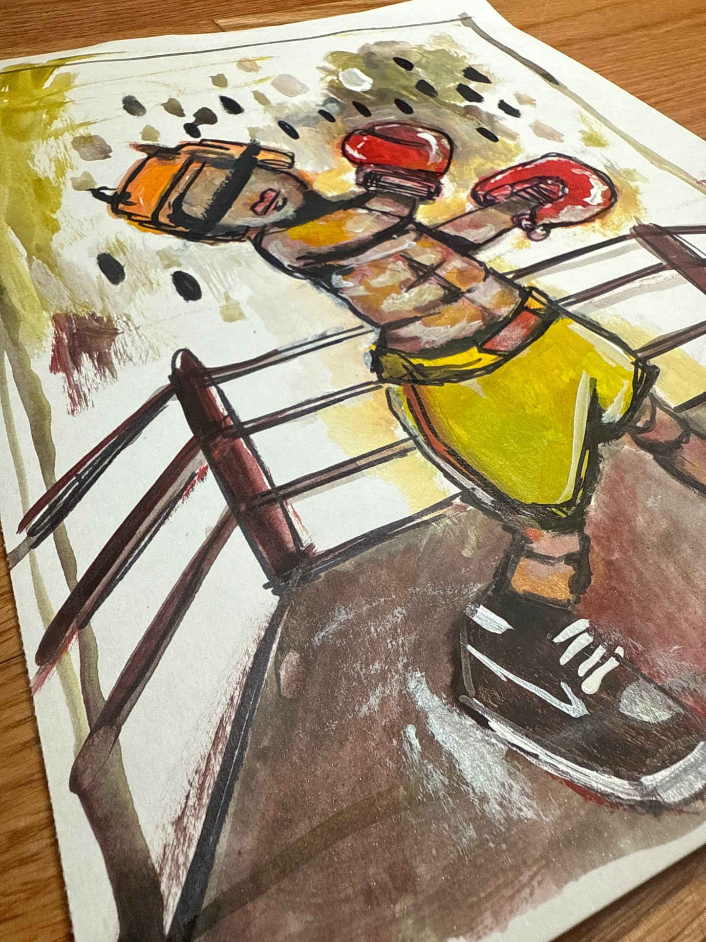 “Keep Swinging” Original Art