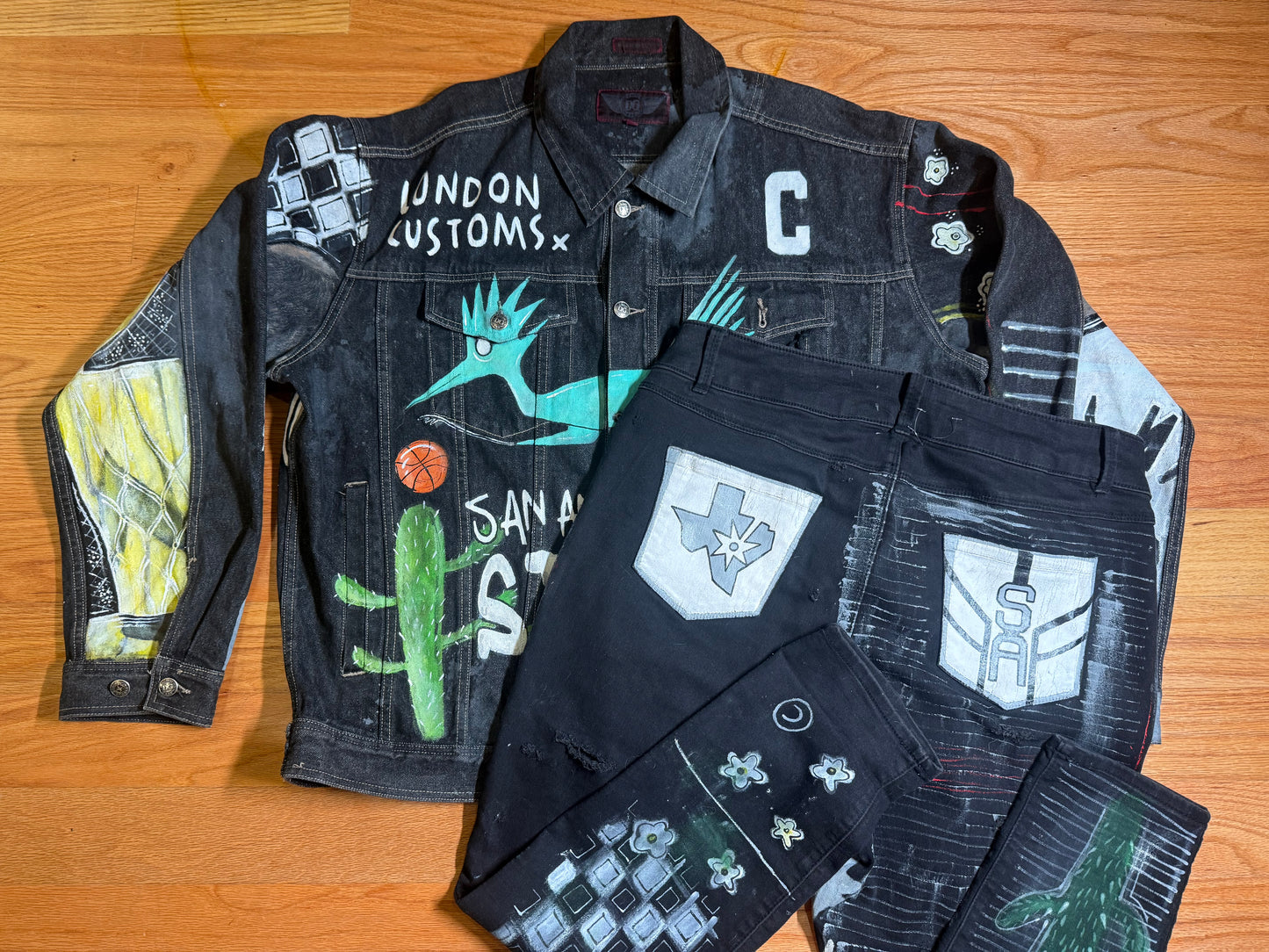 “ALL SPURS” Denim 2 Piece