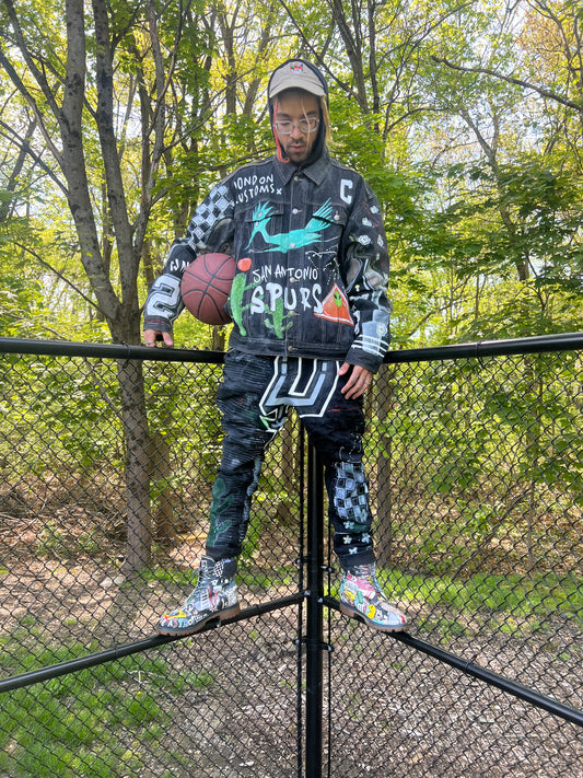 “ALL SPURS” Denim 2 Piece