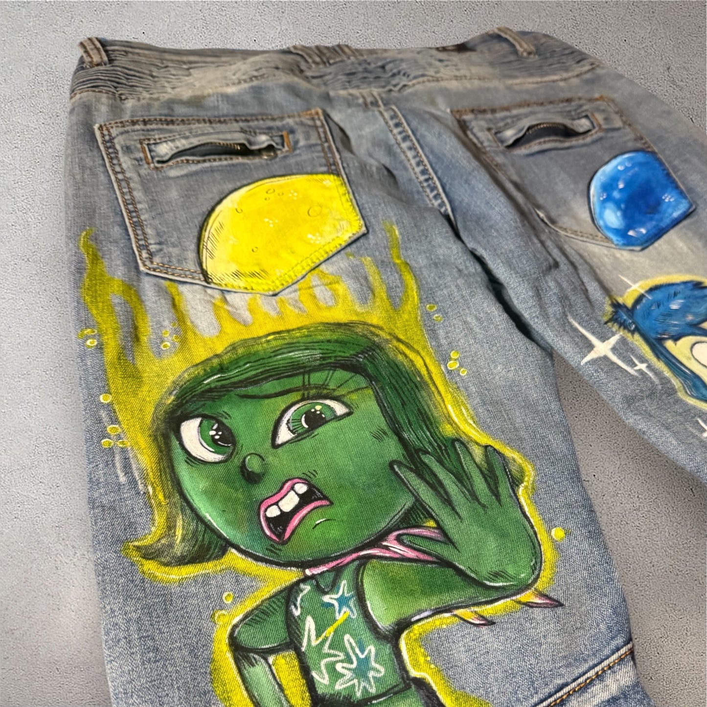 CUSTOM 1 of 1 “INSIDE OUT 2” JEANS