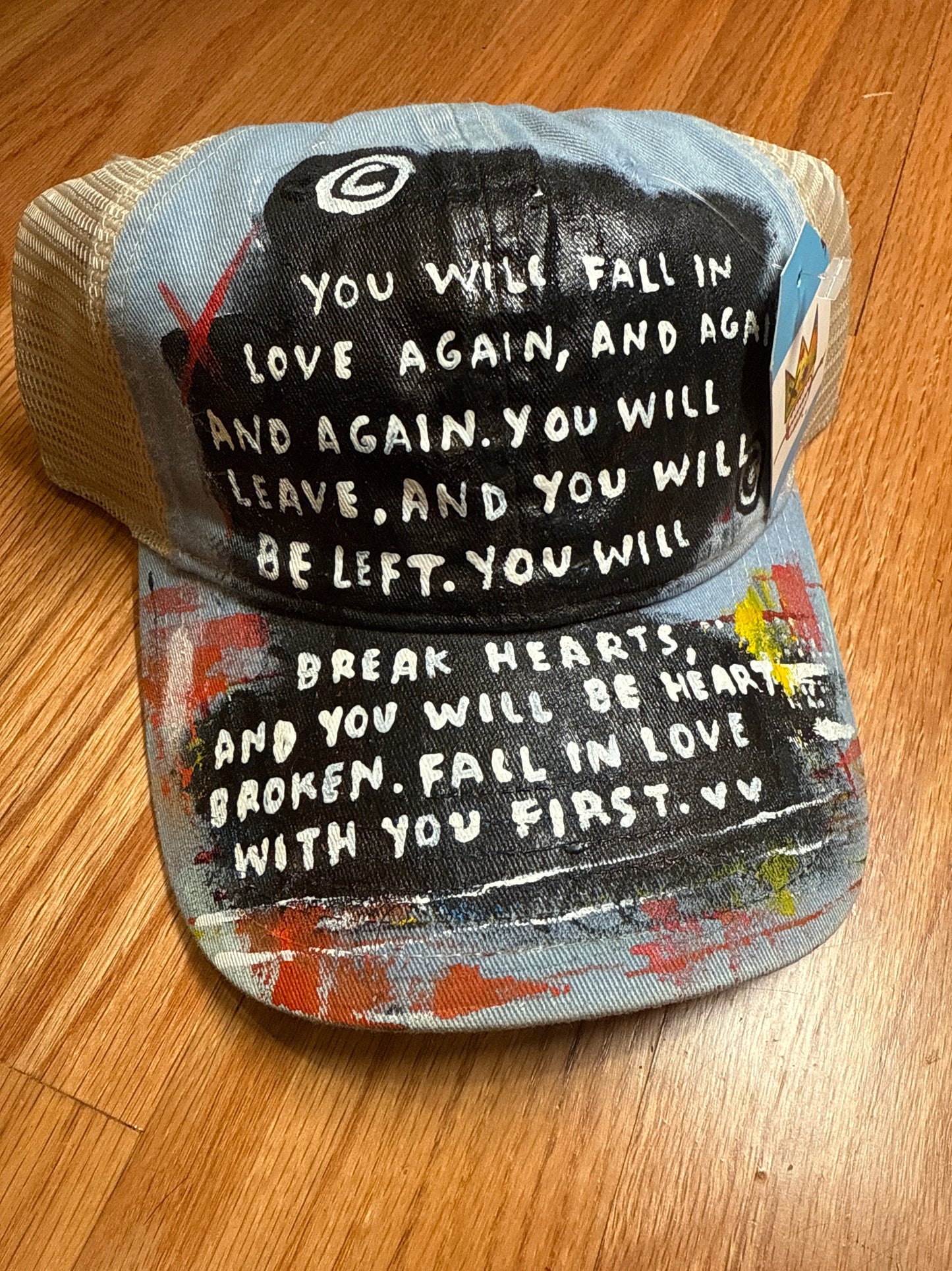 “Love again” Custom cap