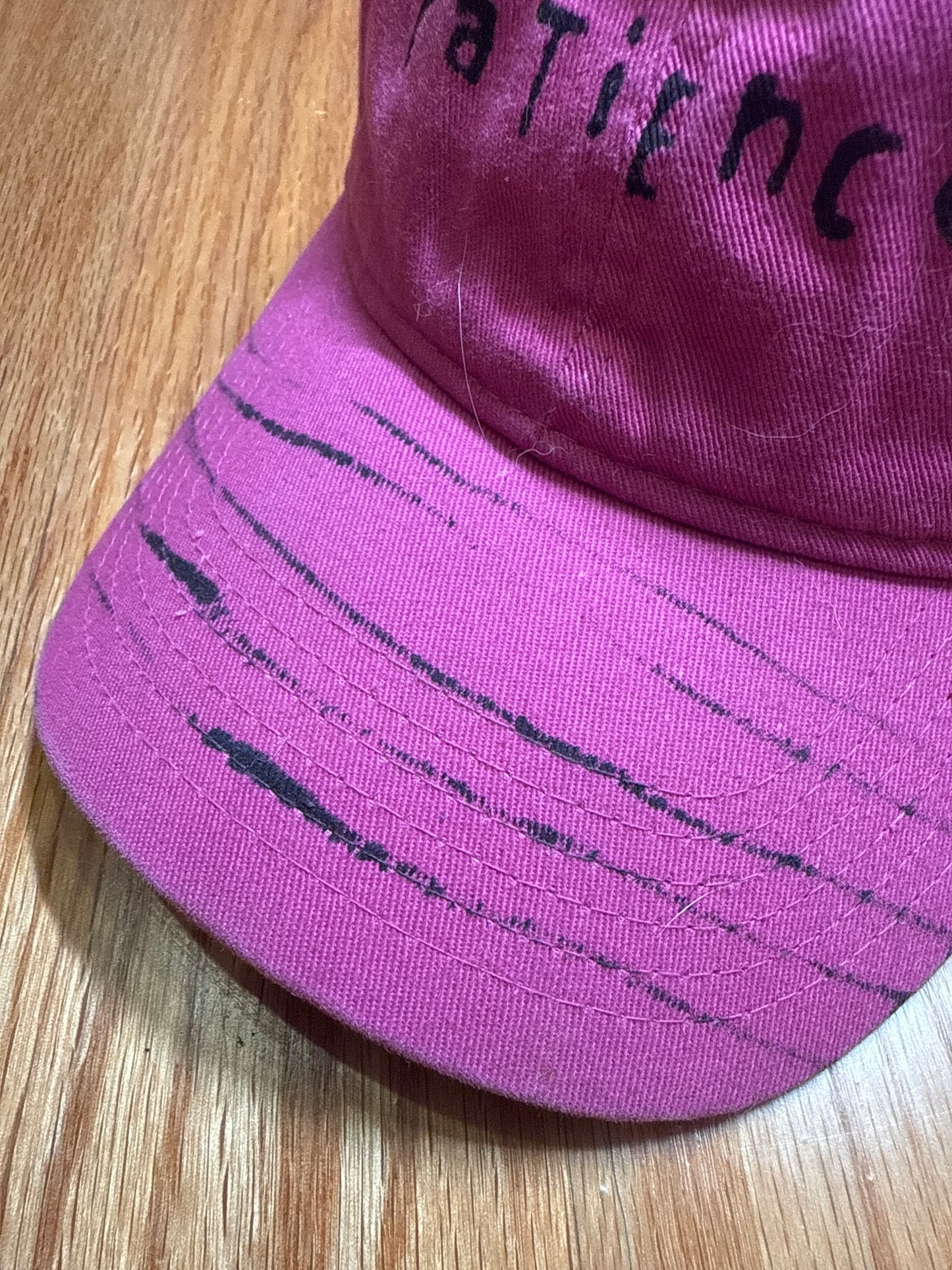 “Patience” Custom cap