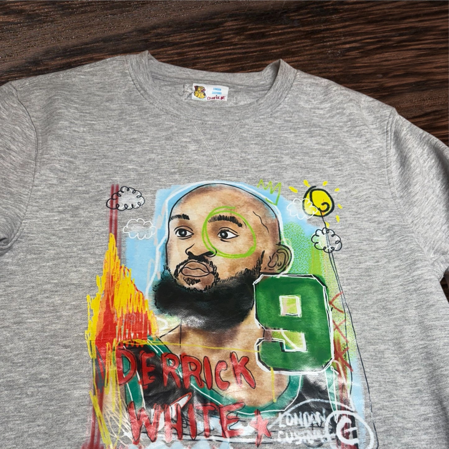 Custom Celtics Derrick White Crewneck