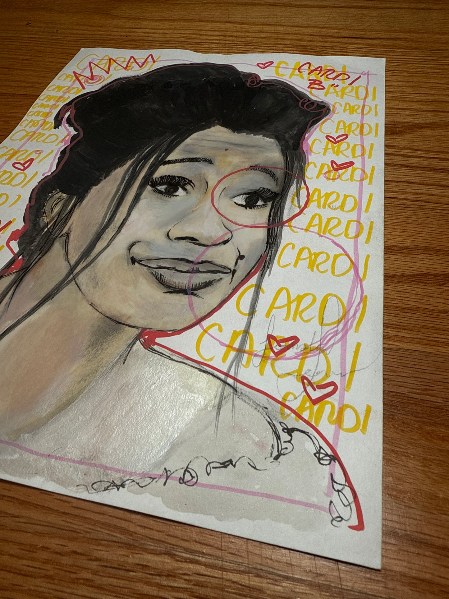 “CARDI B” Original Art