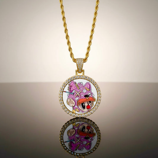“Projects” CZ diamond Pendent Chain