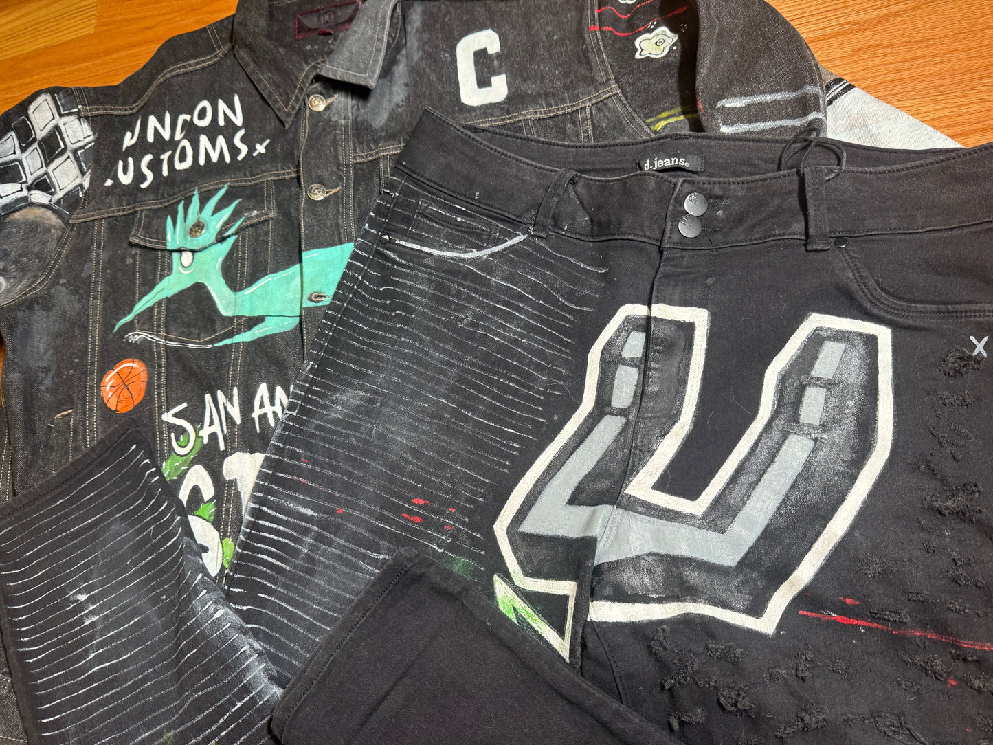 “ALL SPURS” Denim 2 Piece