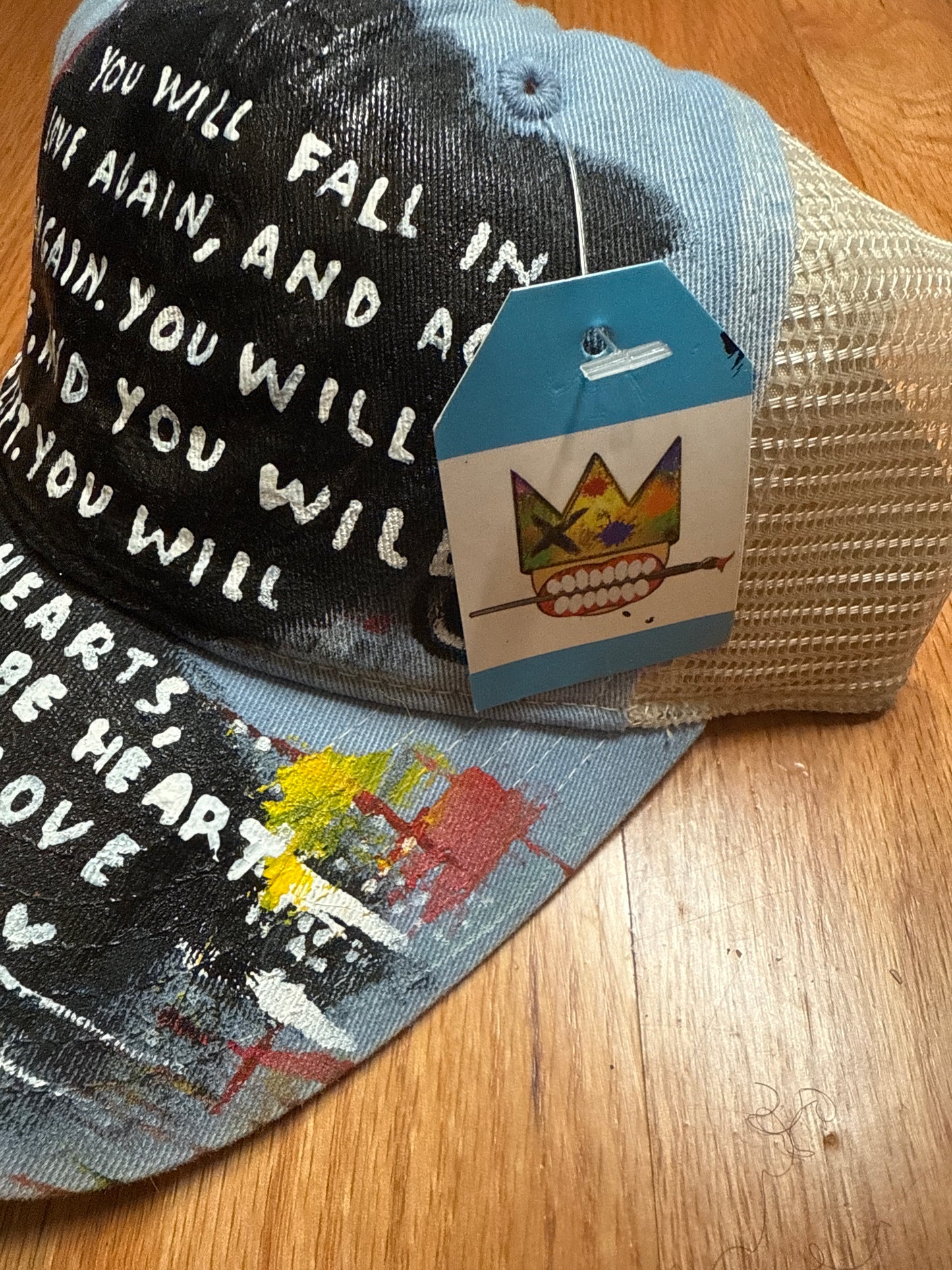 “Love again” Custom cap