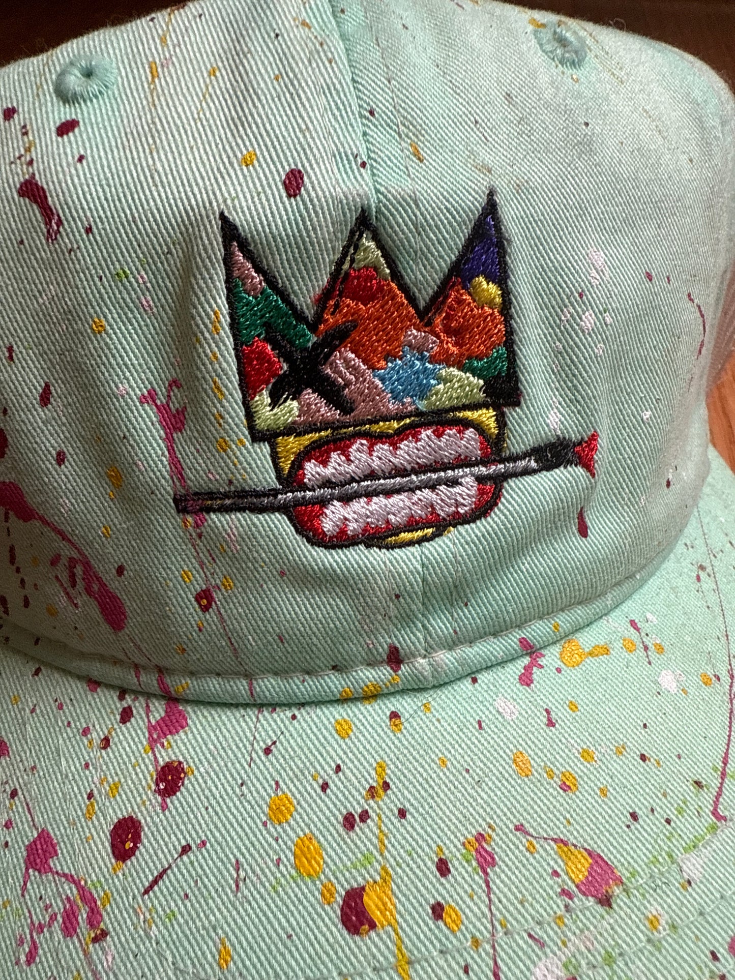 “Crown logo” Stitched Custom cap