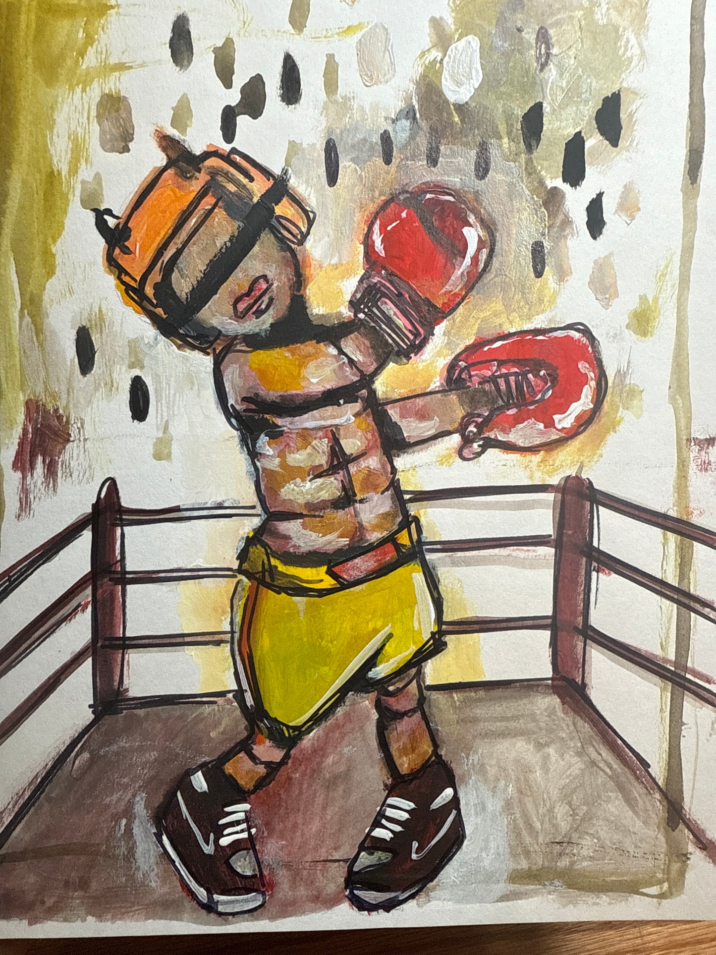 “Keep Swinging” Original Art