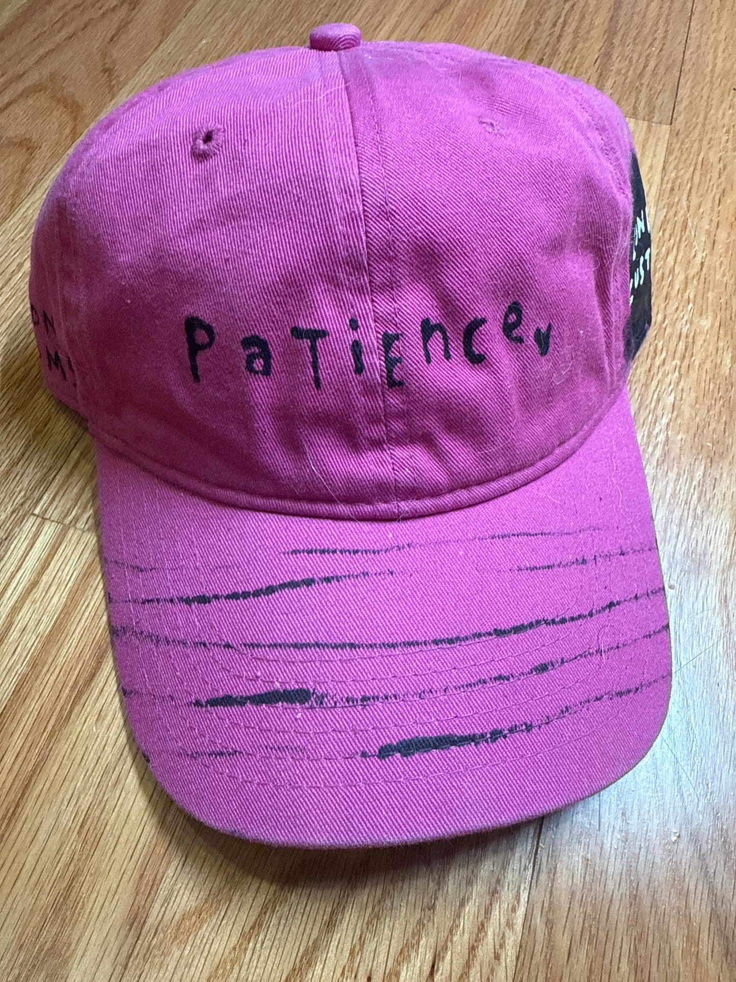 “Patience” Custom cap