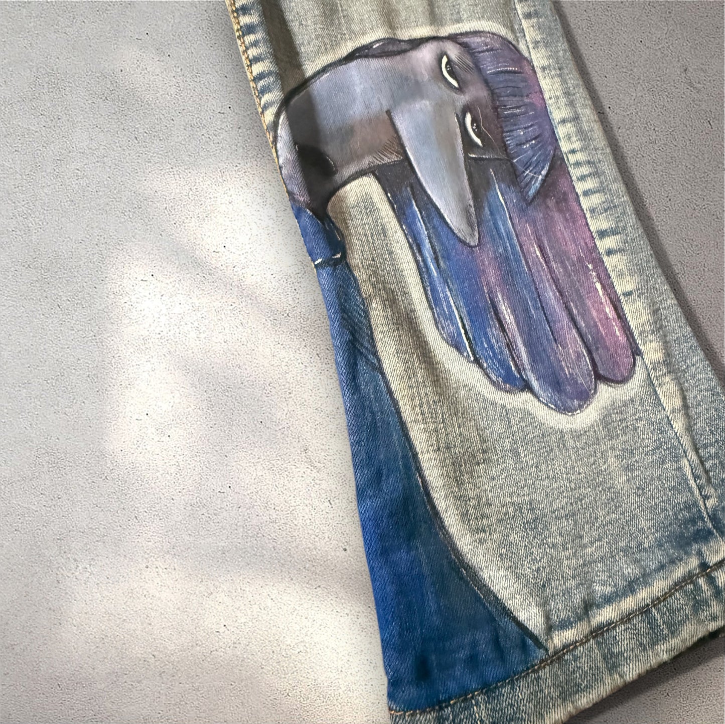 CUSTOM 1 of 1 “INSIDE OUT 2” JEANS