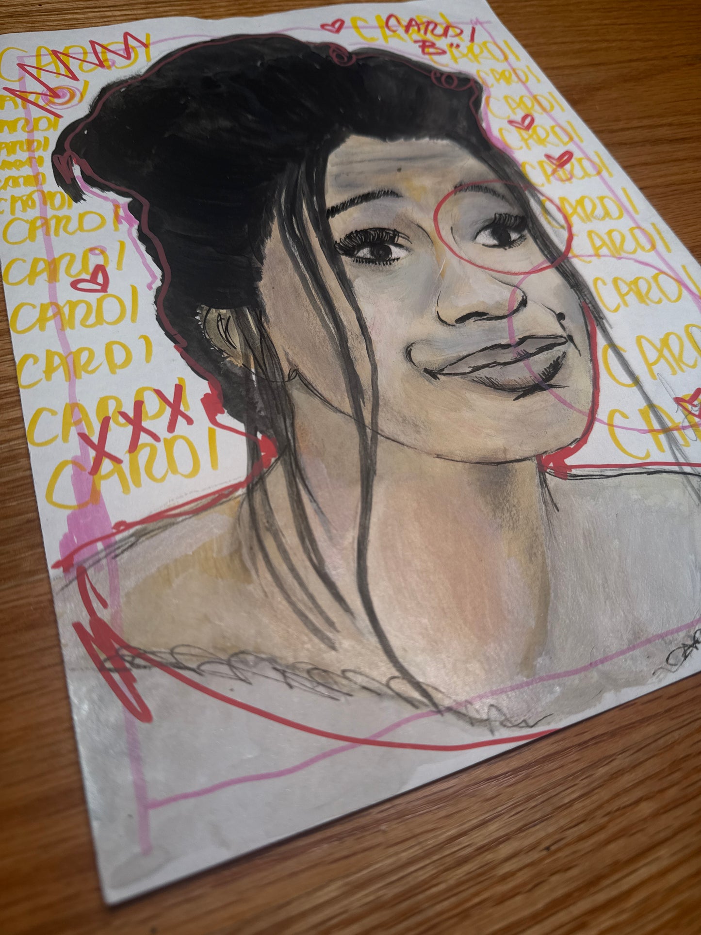 “CARDI B” Original Art