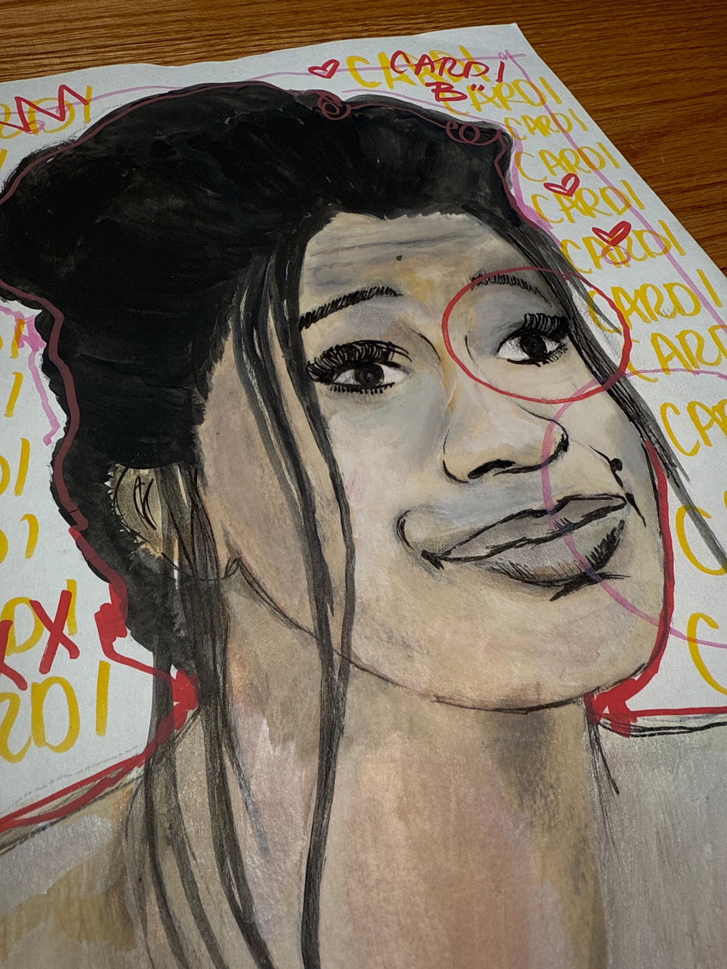 “CARDI B” Original Art