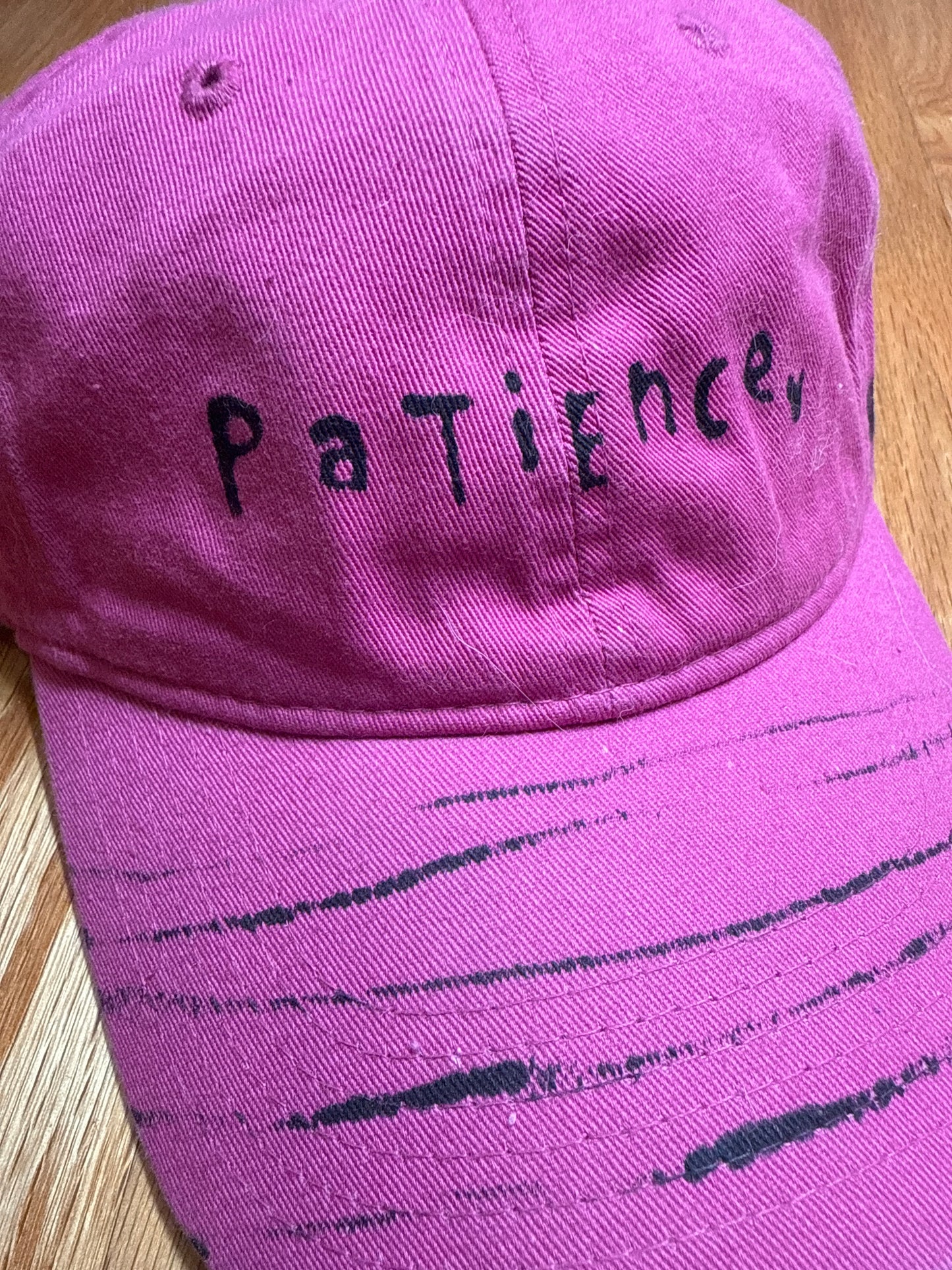 “Patience” Custom cap