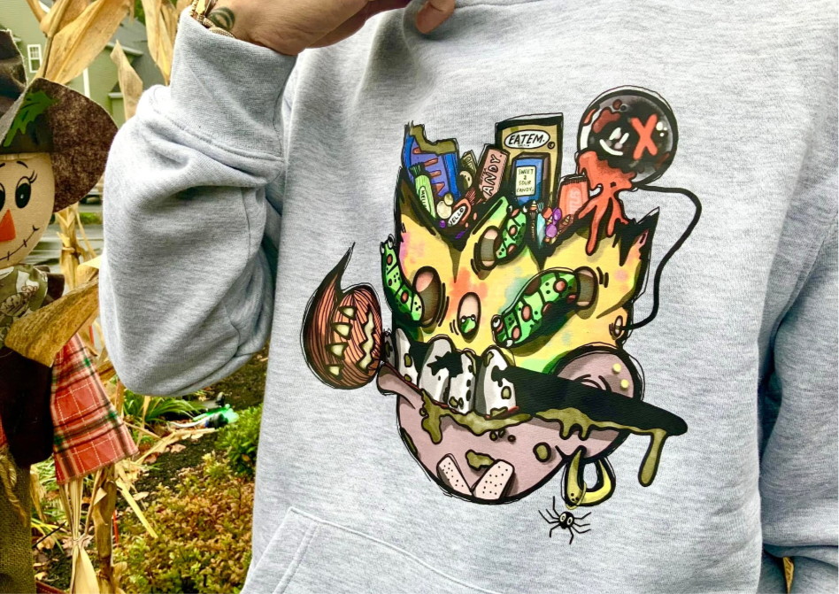 “HIDE YOUR CANDY” LC SPOOKY HOODIE