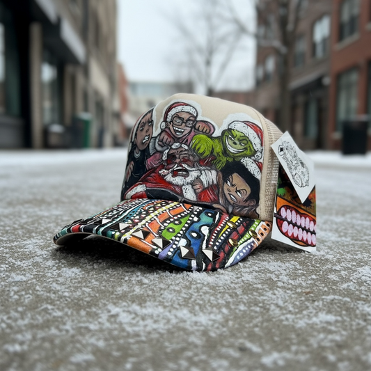 CUSTOM NAUGHTY BOY CHRISTMAS CAP