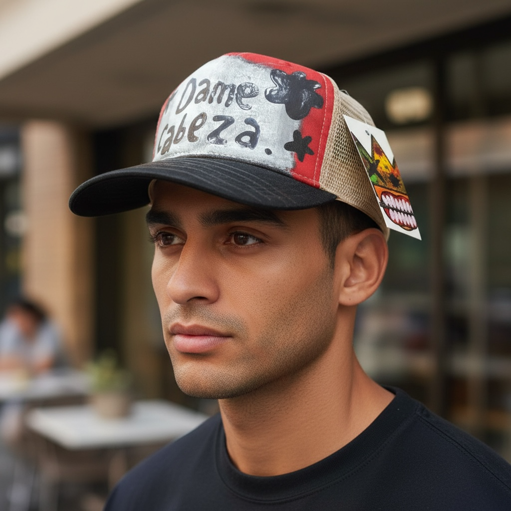 “Dame Cabeza” “Give me head” Custom cap