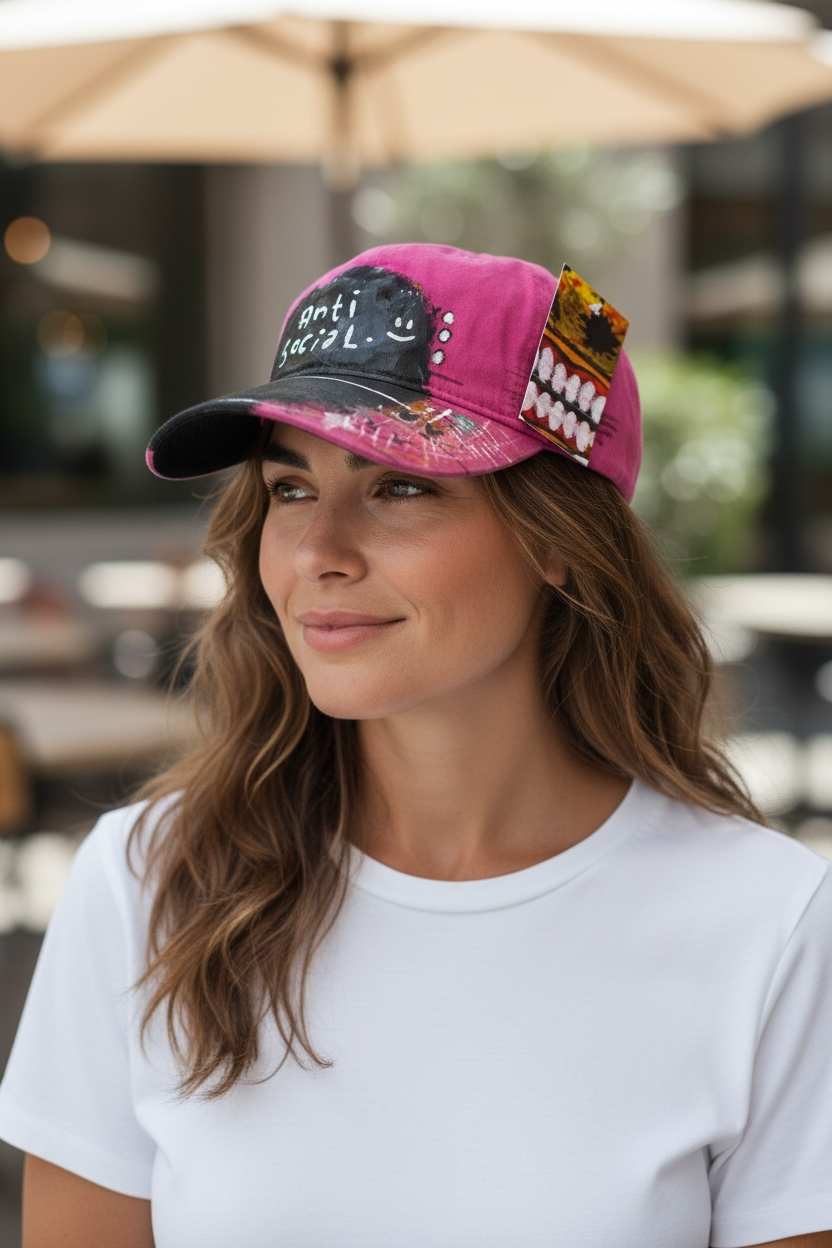 “Anti Social” Custom cap