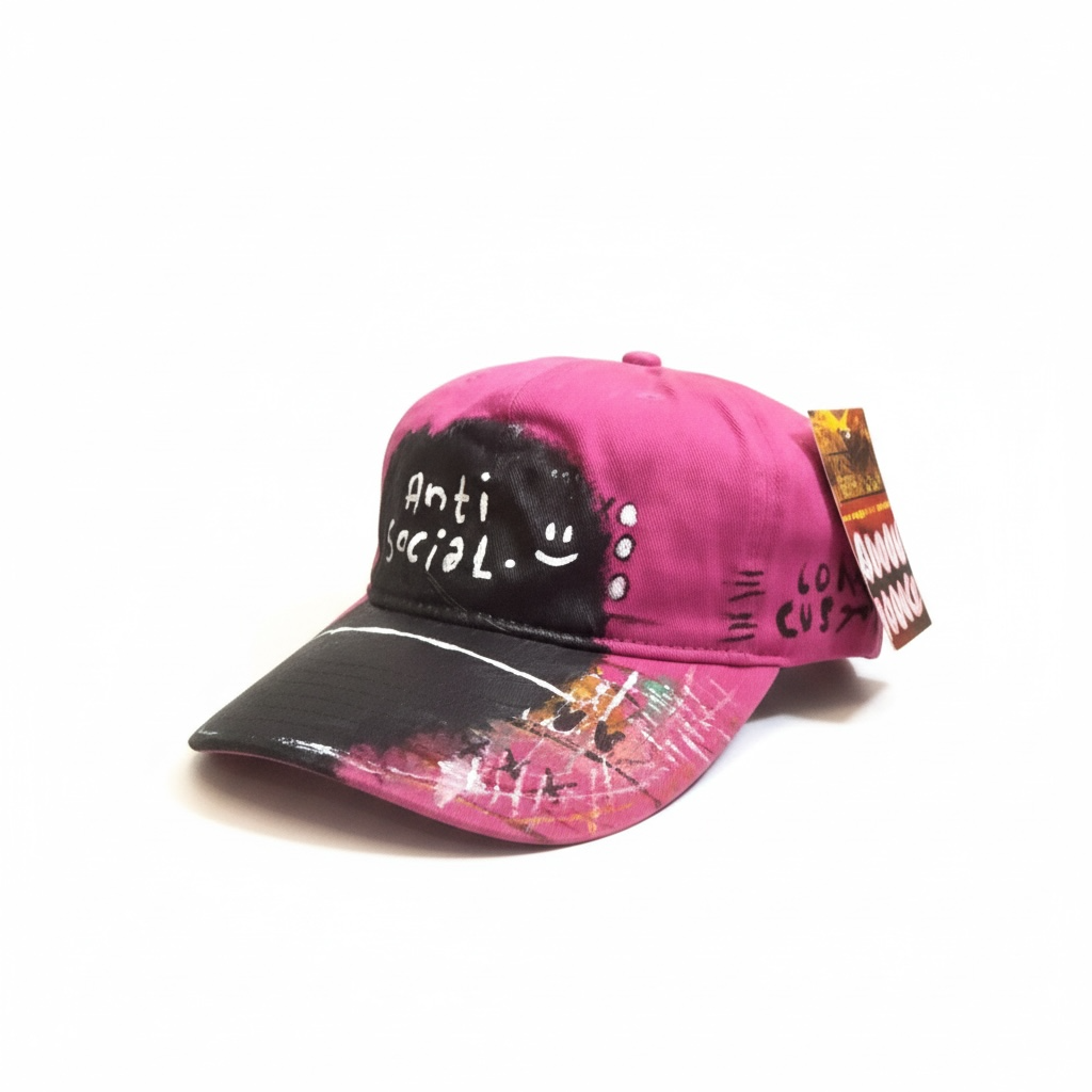 “Anti Social” Custom cap
