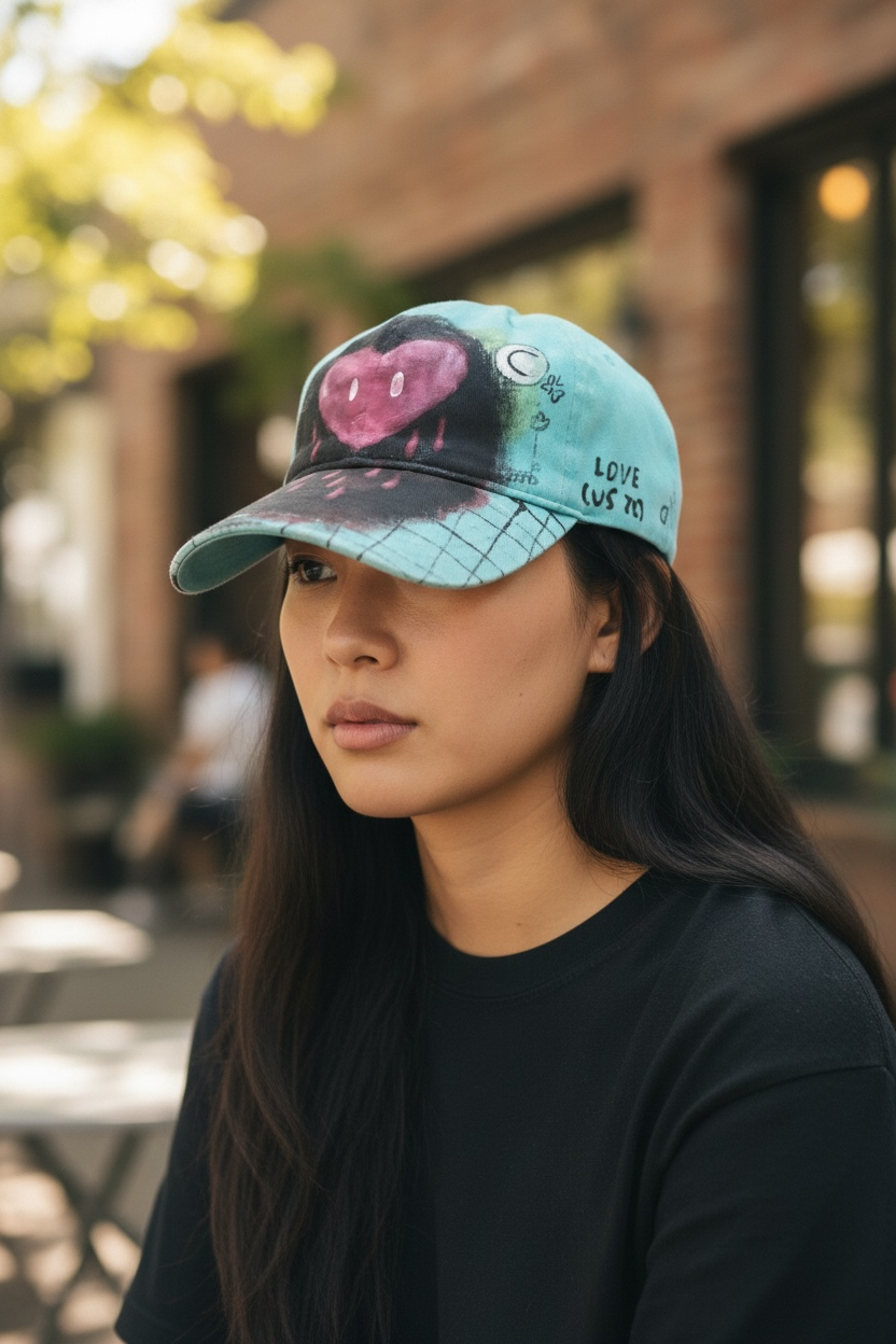 “When it rains, It’s LOVE” Custom cap