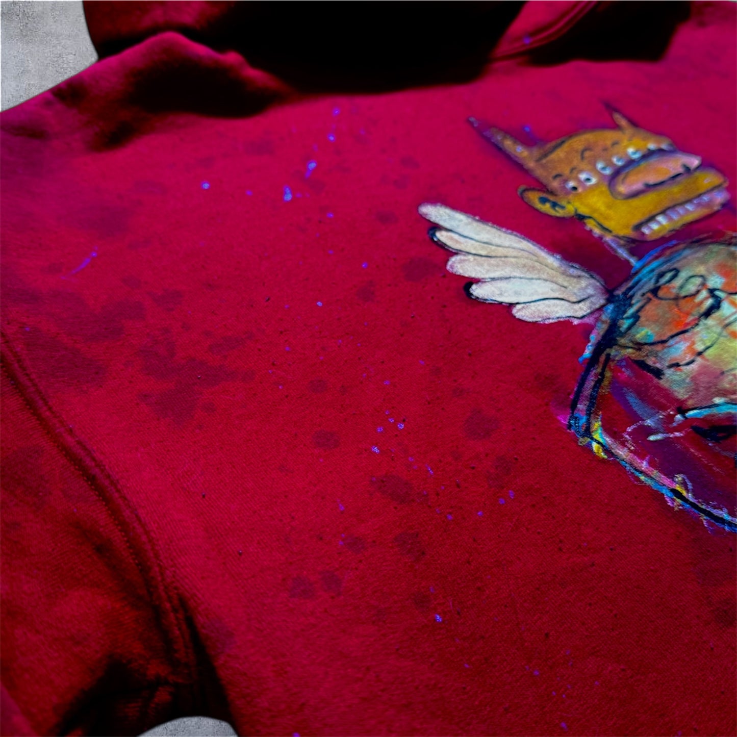 Limited “Lucky 7” Angel Custom Hoodie