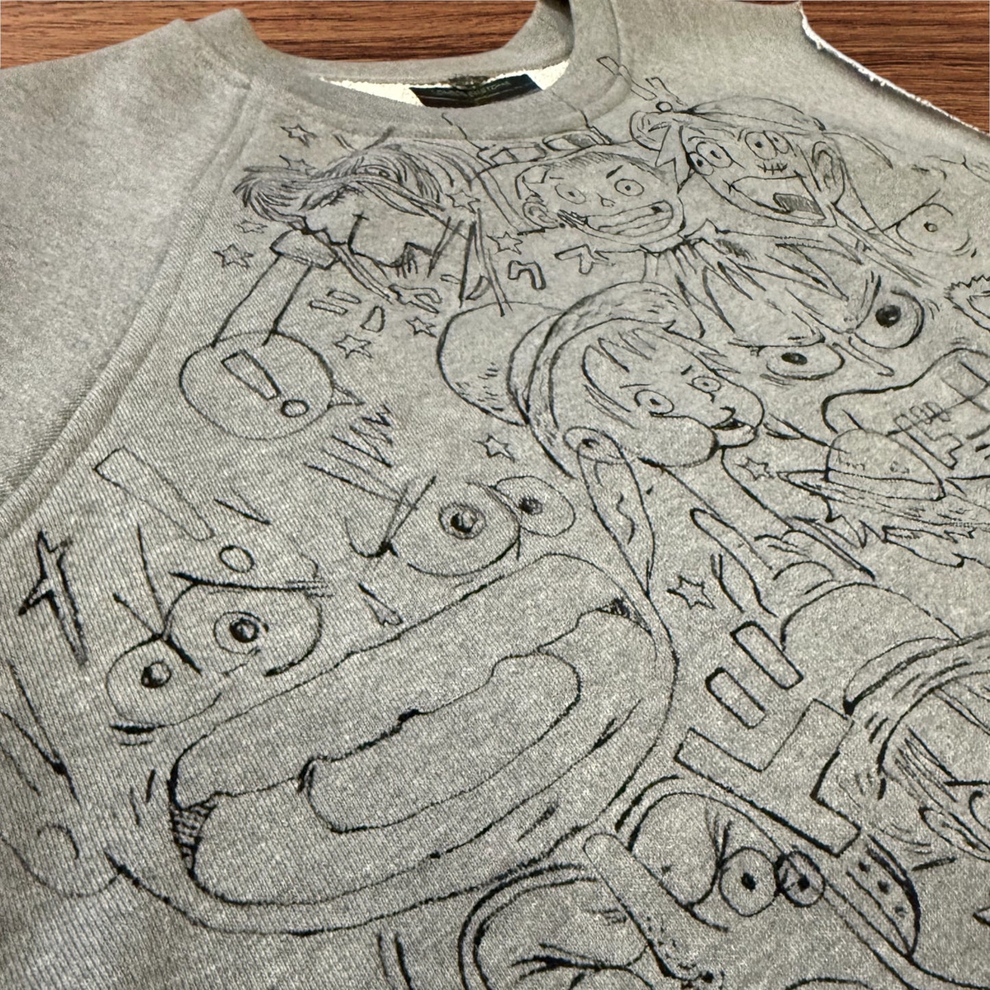 Custom hand painted 1 of 1 “Naruto” Crop top