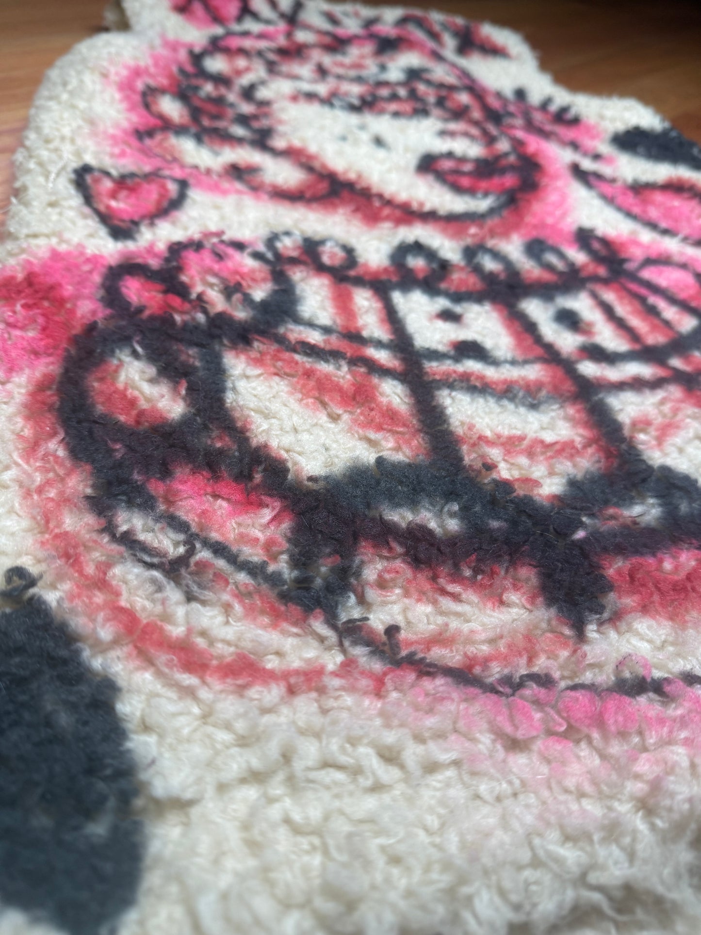 Custom hand painted 1 of 1 Sherpa vest