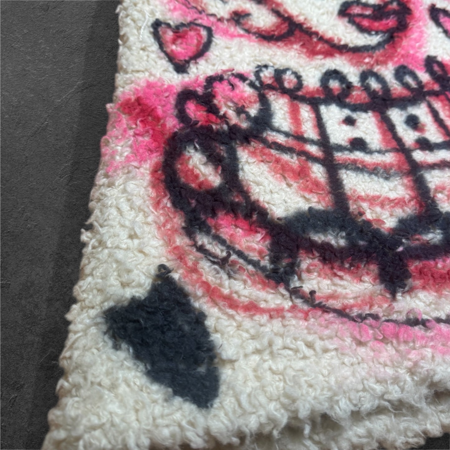 Custom hand painted 1 of 1 Sherpa vest