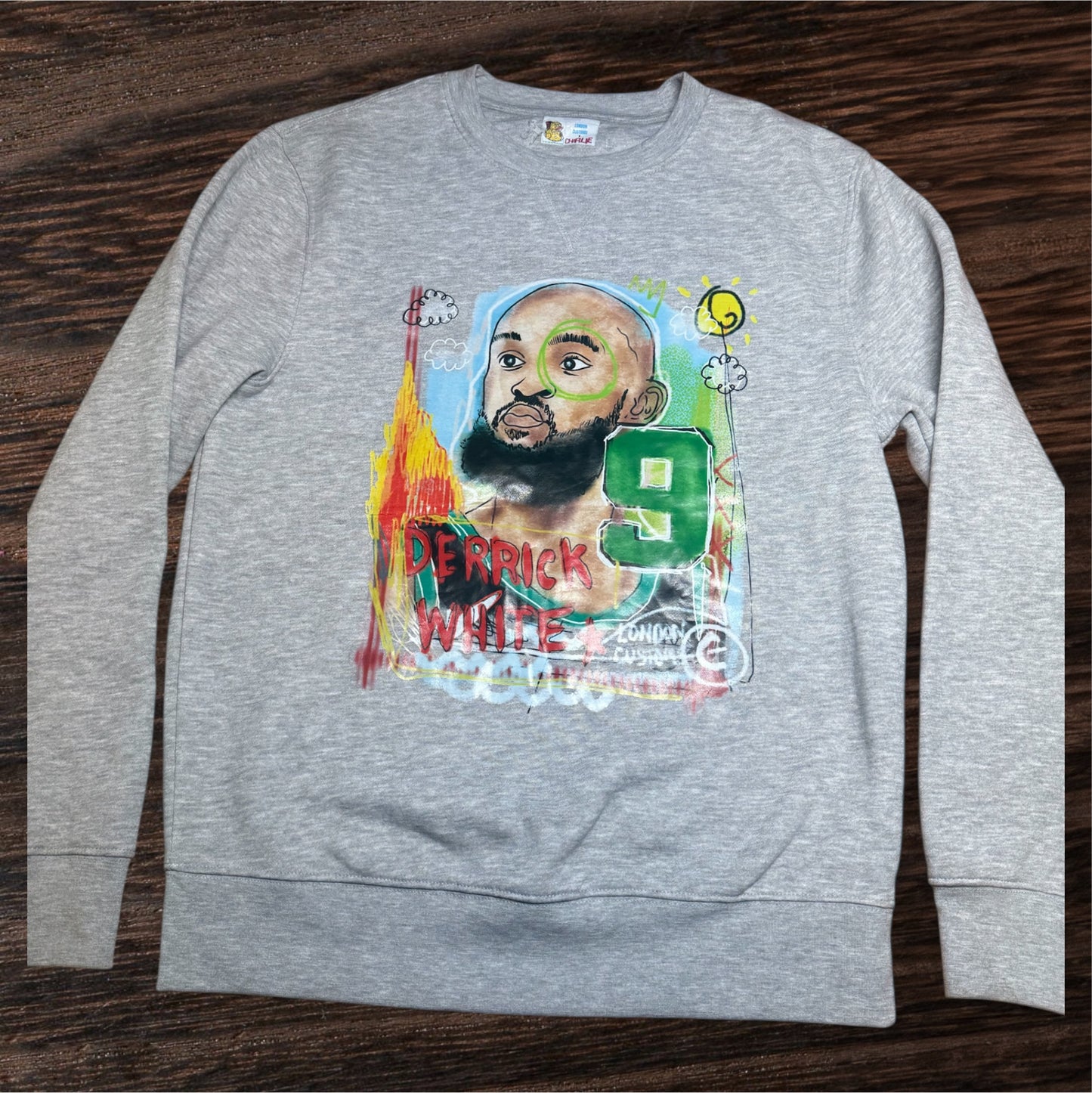 Custom Celtics Derrick White Crewneck