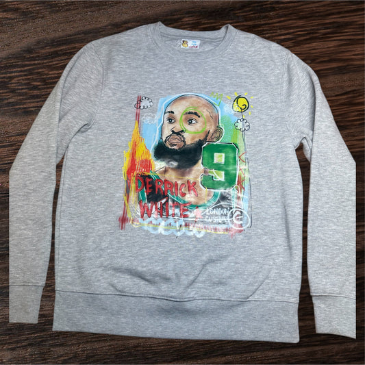 Custom Celtics Derrick White Crewneck